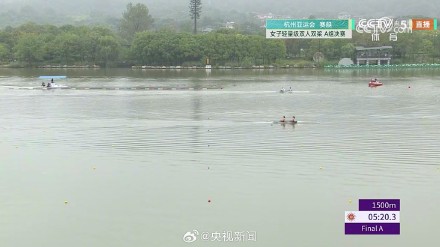 祝贺！中国赛艇队姑娘夺金