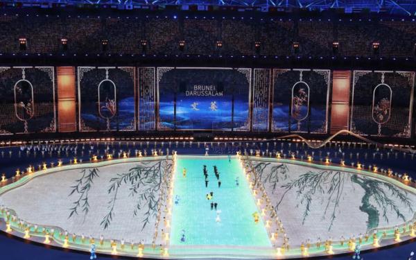 震撼!杭州亚运会主火炬这样点燃 震撼!杭州亚运会主火炬这样点燃