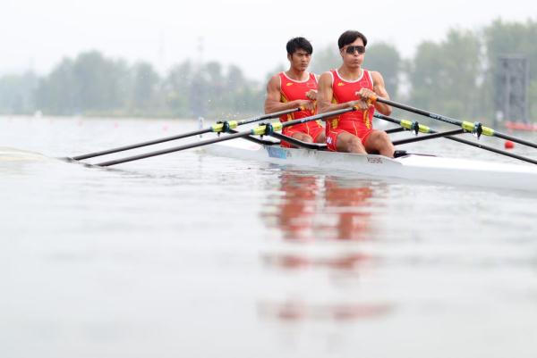 杭州亚运会丨刘治宇/张亮夺得赛艇男子双人双桨冠军