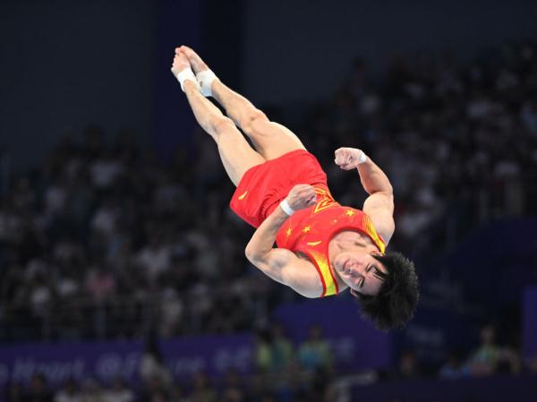 杭州亚运会 | 张博恒获得体操男子个人全能冠军