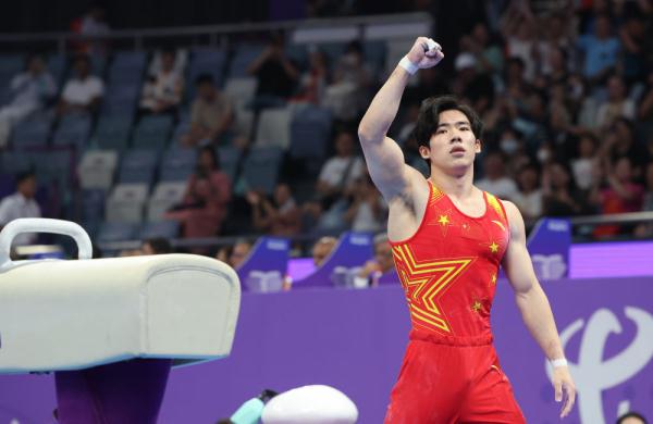 杭州亚运会 | 张博恒获得体操男子个人全能冠军