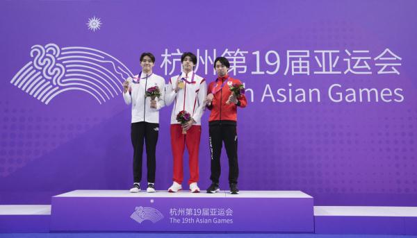 杭州亚运会 &nbsp;| 费立纬获男子1500米自由泳冠军