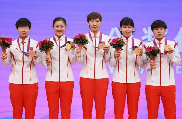 中国女乒大胜日本实现五连冠！陈幸同摘得本届亚运“沈阳首金