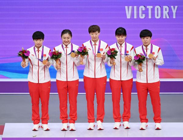 杭州亚运会丨国乒女队连赢三场拿下亚运五连冠 杭州亚运会丨国乒女队连赢三场拿下亚运五连冠