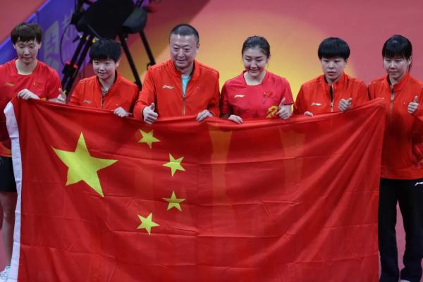 冠军！中国队战胜日本队获得亚运会乒乓球女团冠军