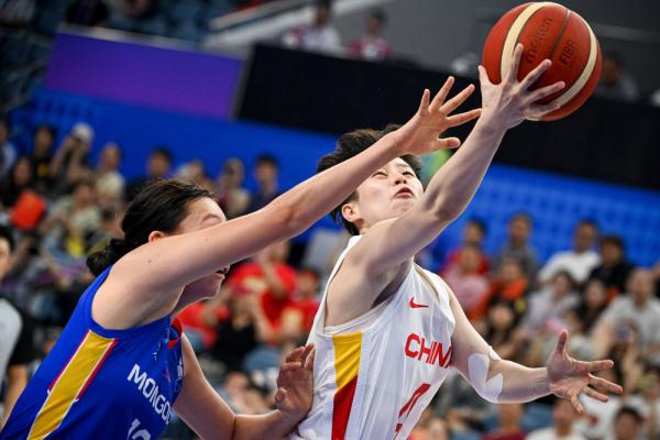 杭州亚运会 | 女篮预赛:中国队胜蒙古国队 杭州亚运会 | 女篮预赛:中国队胜蒙古国队