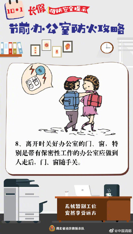 明天放假!下班前必做这些安全检查 明天放假!下班前必做这些安全检查