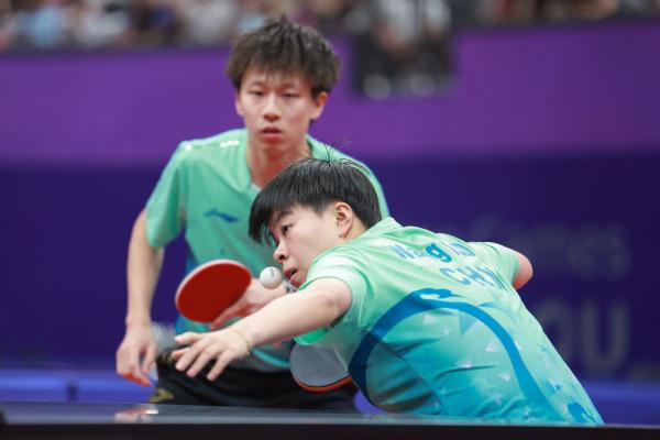 杭州亚运会 | 乒乓球混双淘汰赛第二轮:林高远/王艺迪晋级 杭州亚运会 | 乒乓球混双淘汰赛第二轮:林高远/王艺迪晋级