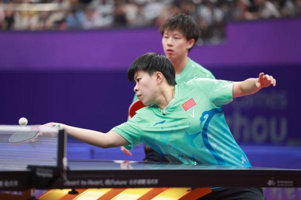 杭州亚运会 | 乒乓球混双淘汰赛第二轮:林高远/王艺迪晋级 杭州亚运会 | 乒乓球混双淘汰赛第二轮:林高远/王艺迪晋级
