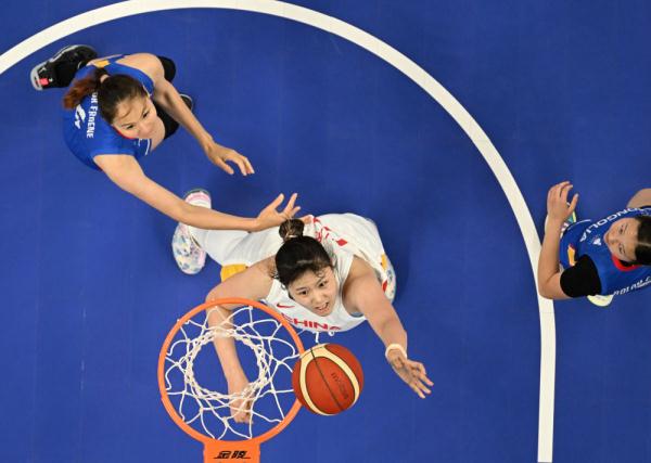 杭州亚运会 | 女篮预赛:中国队胜蒙古国队 杭州亚运会 | 女篮预赛:中国队胜蒙古国队