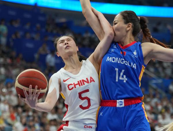 杭州亚运会 | 女篮预赛:中国队胜蒙古国队 杭州亚运会 | 女篮预赛:中国队胜蒙古国队