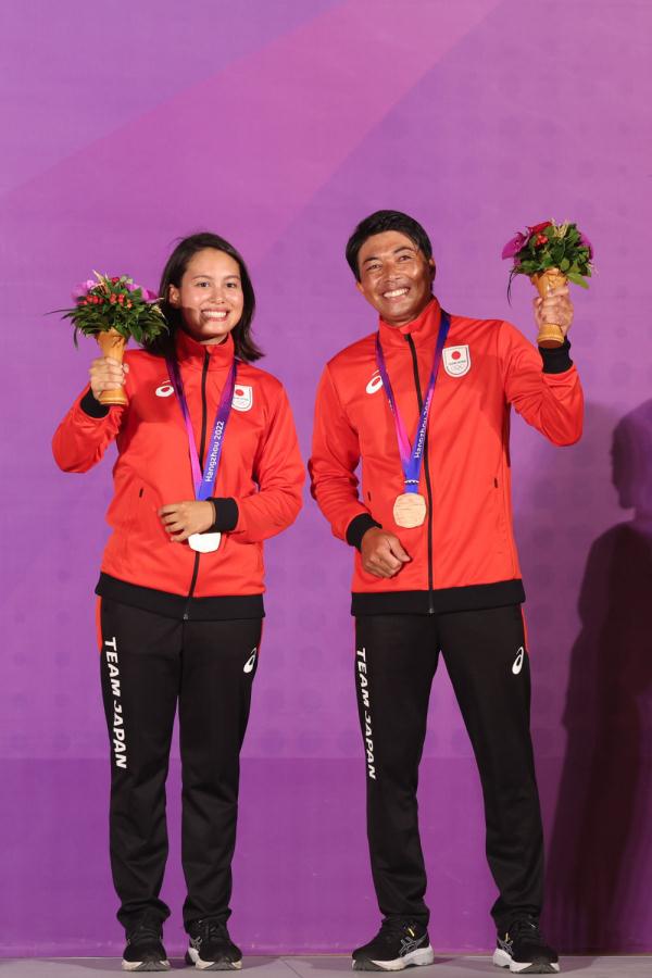 杭州亚运会 | 中国组合赵焕城/王赛博夺得帆船混合双体船-诺卡拉17级金牌