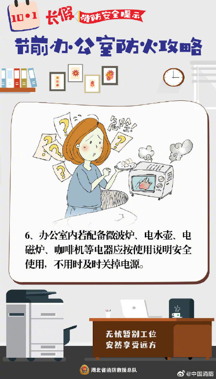 明天放假!下班前必做这些安全检查 明天放假!下班前必做这些安全检查