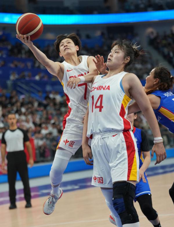 杭州亚运会 | 女篮预赛:中国队胜蒙古国队 杭州亚运会 | 女篮预赛:中国队胜蒙古国队