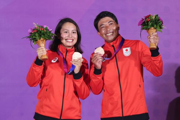 杭州亚运会 | 中国组合赵焕城/王赛博夺得帆船混合双体船-诺卡拉17级金牌