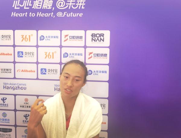 00后小将郑钦文晋级亚运网球女单四强郑钦文：更想为国家赢得荣誉