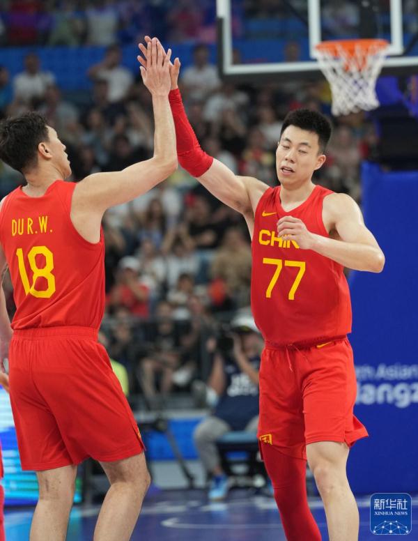 杭州亚运会 | 篮球男子预赛：中国队战胜中国台北队