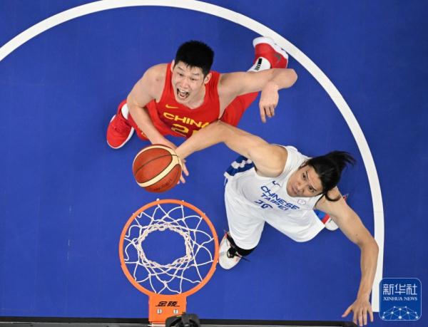 杭州亚运会 | 篮球男子预赛：中国队战胜中国台北队