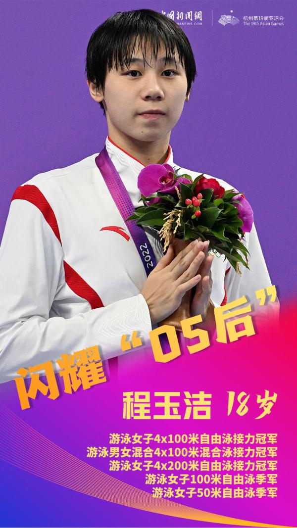 亚运赛场,“05后”闪耀! 亚运赛场,“05后”闪耀!