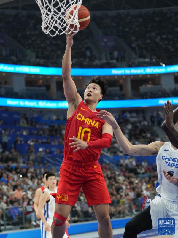 杭州亚运会 | 篮球男子预赛：中国队战胜中国台北队