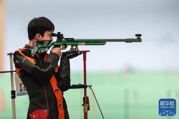 杭州亚运会 | 射击男子50米步枪3种姿势团体赛:中国队摘银 杭州亚运会 | 射击男子50米步枪3种姿势团体赛:中国队摘银