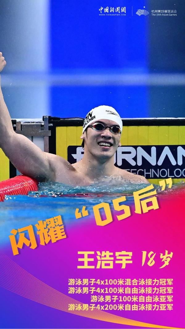 亚运赛场,“05后”闪耀! 亚运赛场,“05后”闪耀!