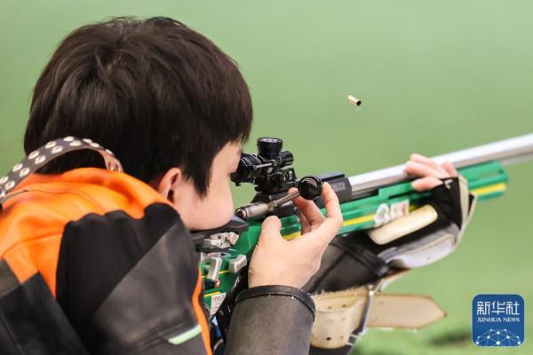 杭州亚运会 | 射击男子50米步枪3种姿势团体赛:中国队摘银 杭州亚运会 | 射击男子50米步枪3种姿势团体赛:中国队摘银