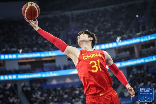 杭州亚运会篮球男子预赛中国队战胜中国台北队