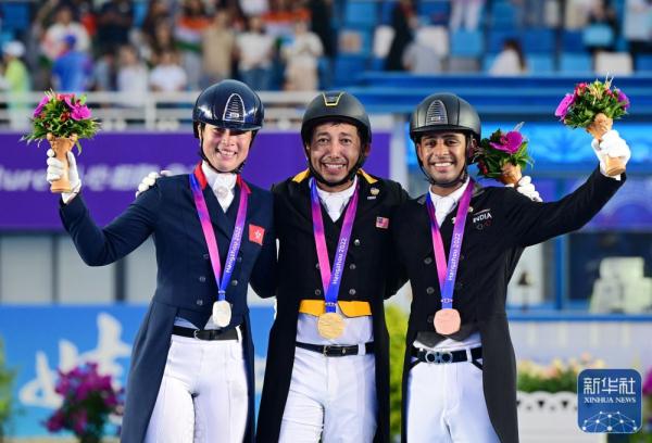 杭州亚运会｜马术：盛装舞步个人赛完赛