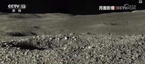 特殊的礼物 玉兔二号发回最新月球影像 特殊的礼物 玉兔二号发回最新月球影像