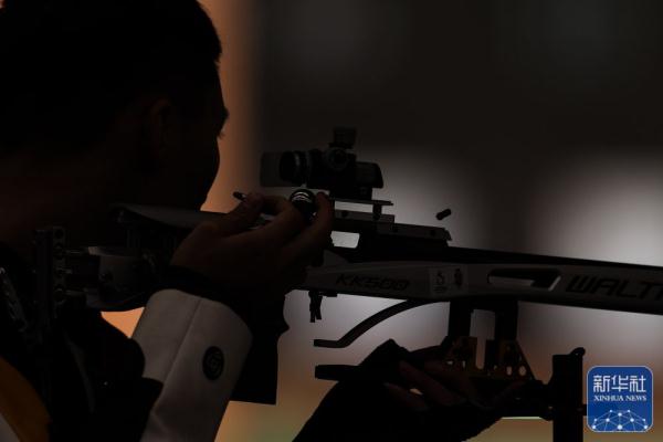 杭州亚运会 | 射击男子50米步枪3种姿势团体赛:中国队摘银 杭州亚运会 | 射击男子50米步枪3种姿势团体赛:中国队摘银