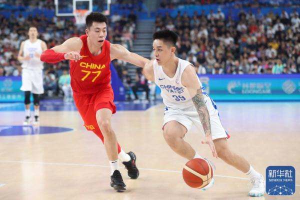 杭州亚运会 | 篮球男子预赛：中国队战胜中国台北队