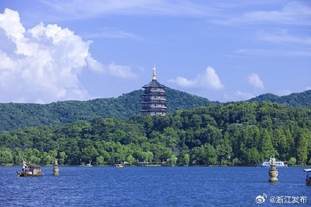 中秋国庆假期第一天杭州西湖景区接待客流量2495万人次