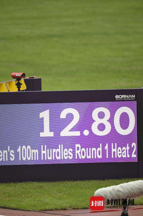12秒80！预赛小组第一！吴艳妮晋级决赛