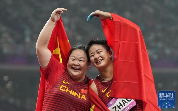 杭州亚运会 | 中国选手包揽女子链球冠亚军