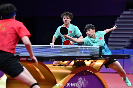 王楚钦孙颖莎混双金牌