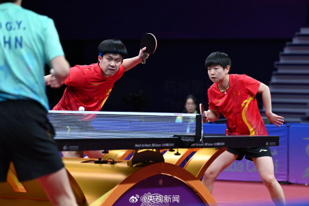 王楚钦孙颖莎混双金牌