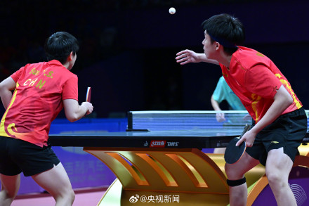 王楚钦孙颖莎混双金牌