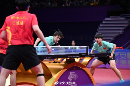 王楚钦孙颖莎混双金牌