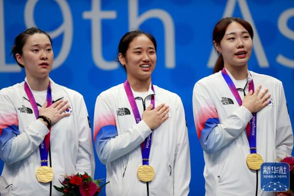 杭州亚运会丨羽毛球女子团体：中国屈居亚军 韩国队夺冠