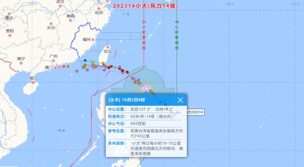 Ⅳ级应急响应！升级为强台风，“小犬”4日起影响福建！