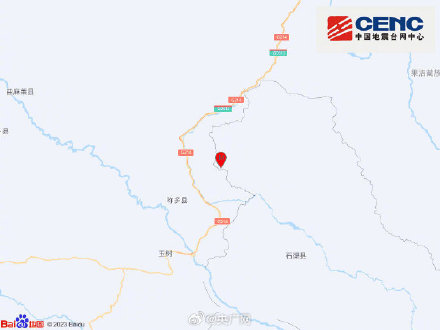 四川甘孜石渠发生3.3级地震