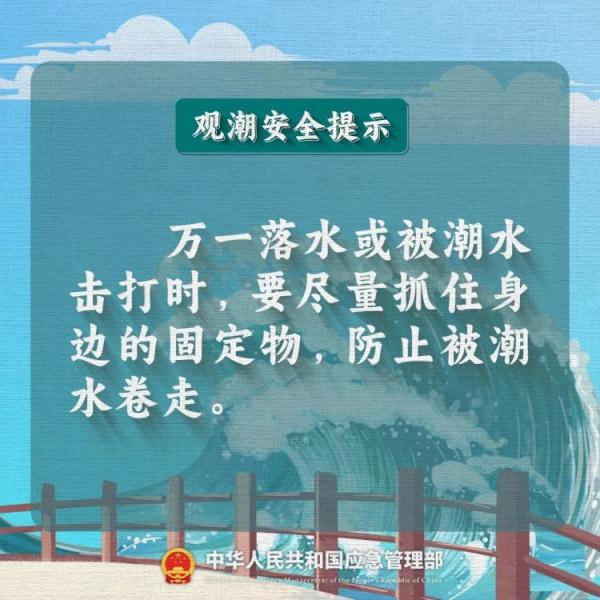 突发意外！观潮安全提示！