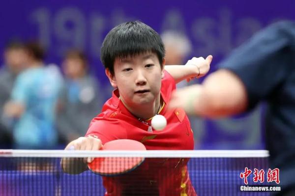 七连冠！孙颖莎摘金