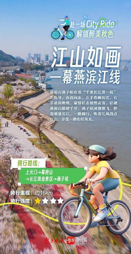 南京Cityride推荐9条骑行路线 南京Cityride推荐9条骑行路线