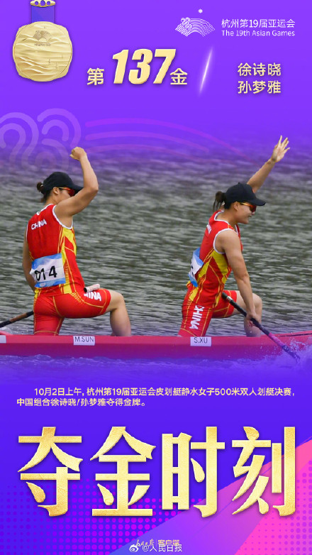 祝贺!中国皮划艇队首个决赛日已揽4金 祝贺!中国皮划艇队首个决赛日已揽4金