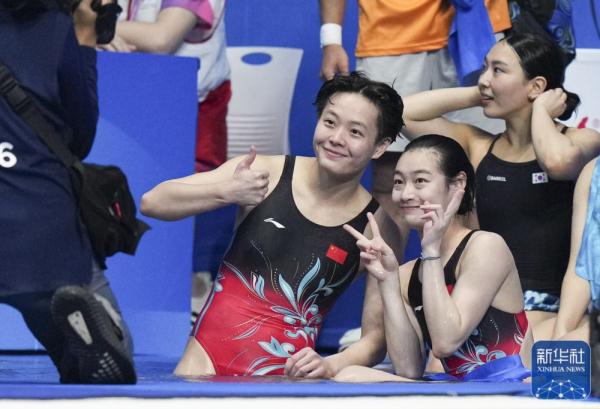 杭州亚运会丨陈艺文/昌雅妮获女双3米板冠军
