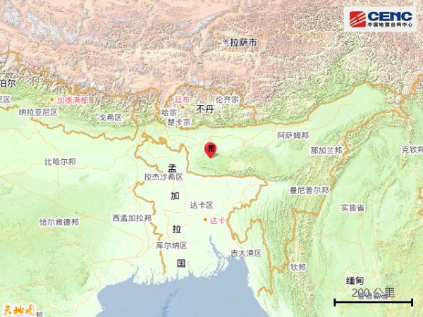 印度发生5.0级地震