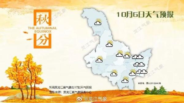 降雨+降温！黑龙江省大部最低气温接近0℃