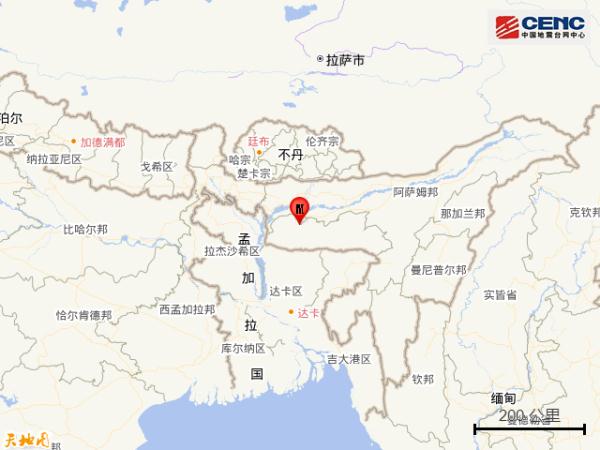 印度发生5.0级地震